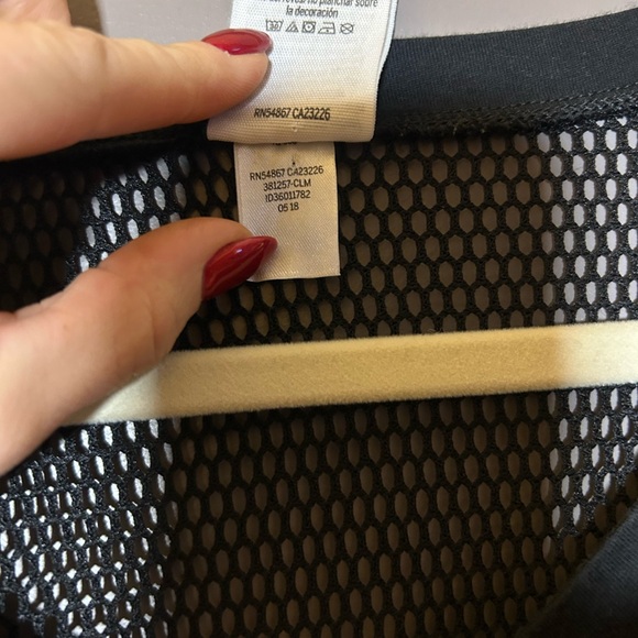 PINK Victoria's Secret Black and Orange Clemson Crop Top - Picture 5 of 7